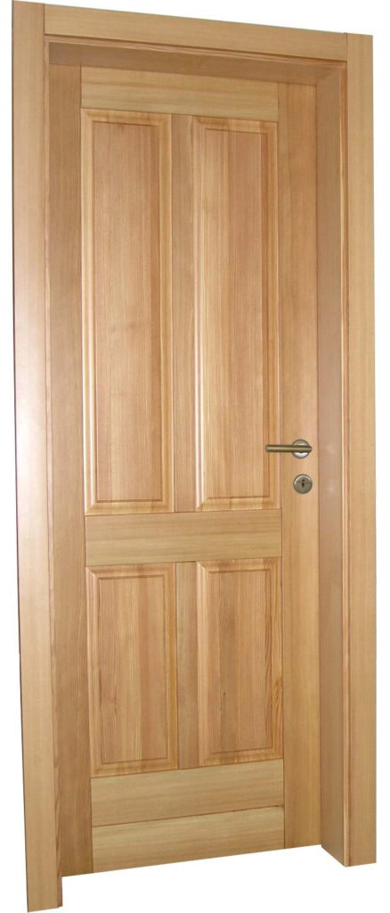 Lesena notranja vrata v podeželskem stilu