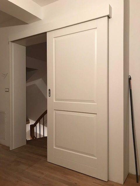 Drsna vrata bela rustik